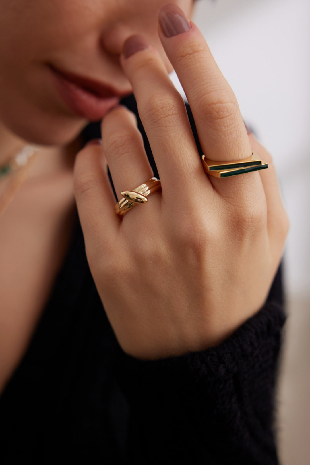 Pure silver plain silver ring J0219