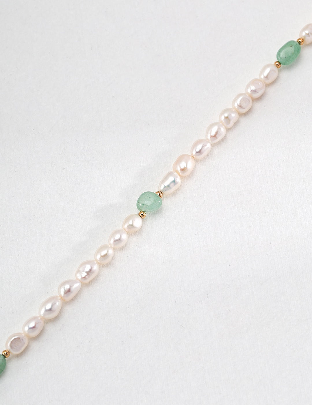 Minimalist French natural pearl necklace D0529-2