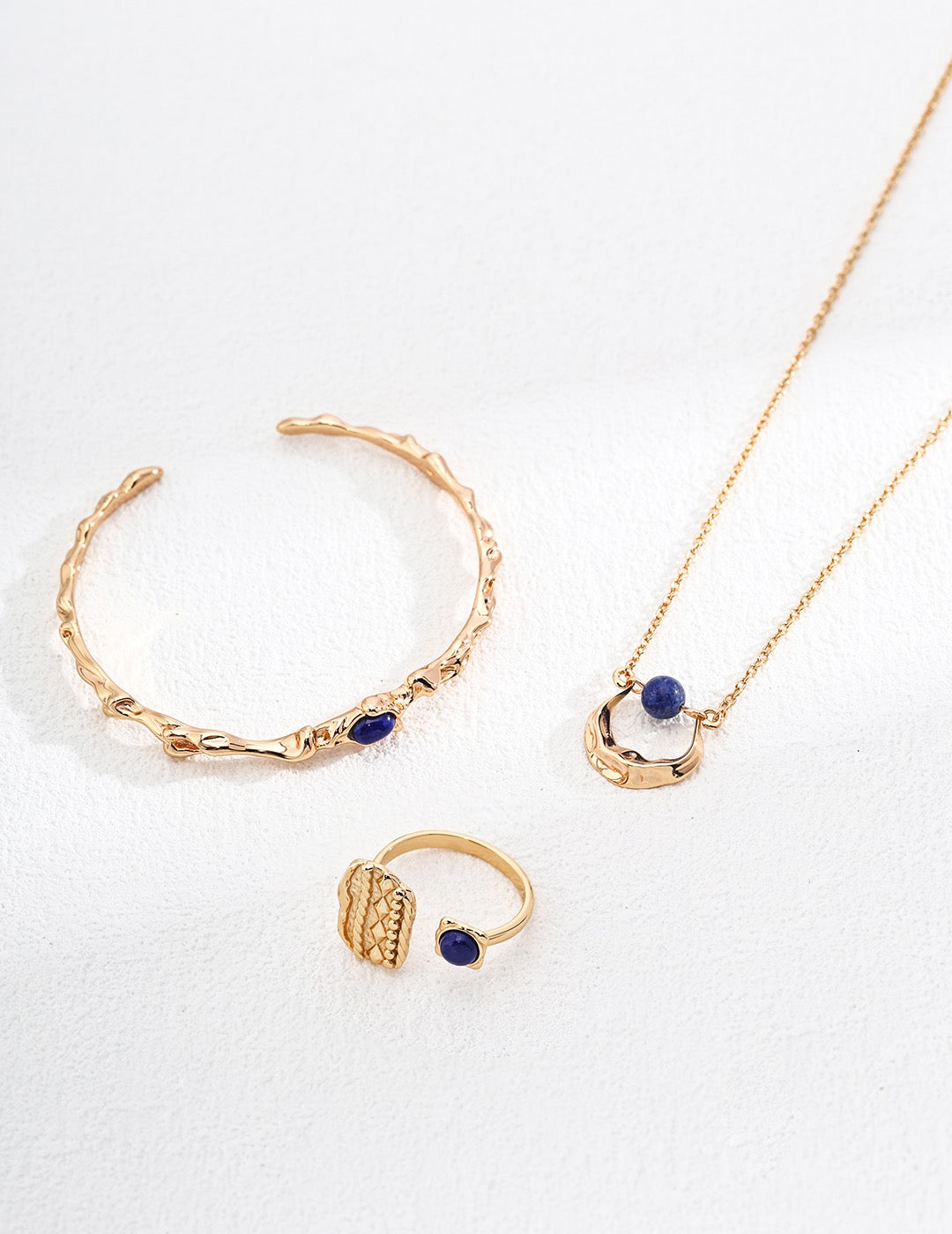 Natural lapis lazuli necklace&nbsp;