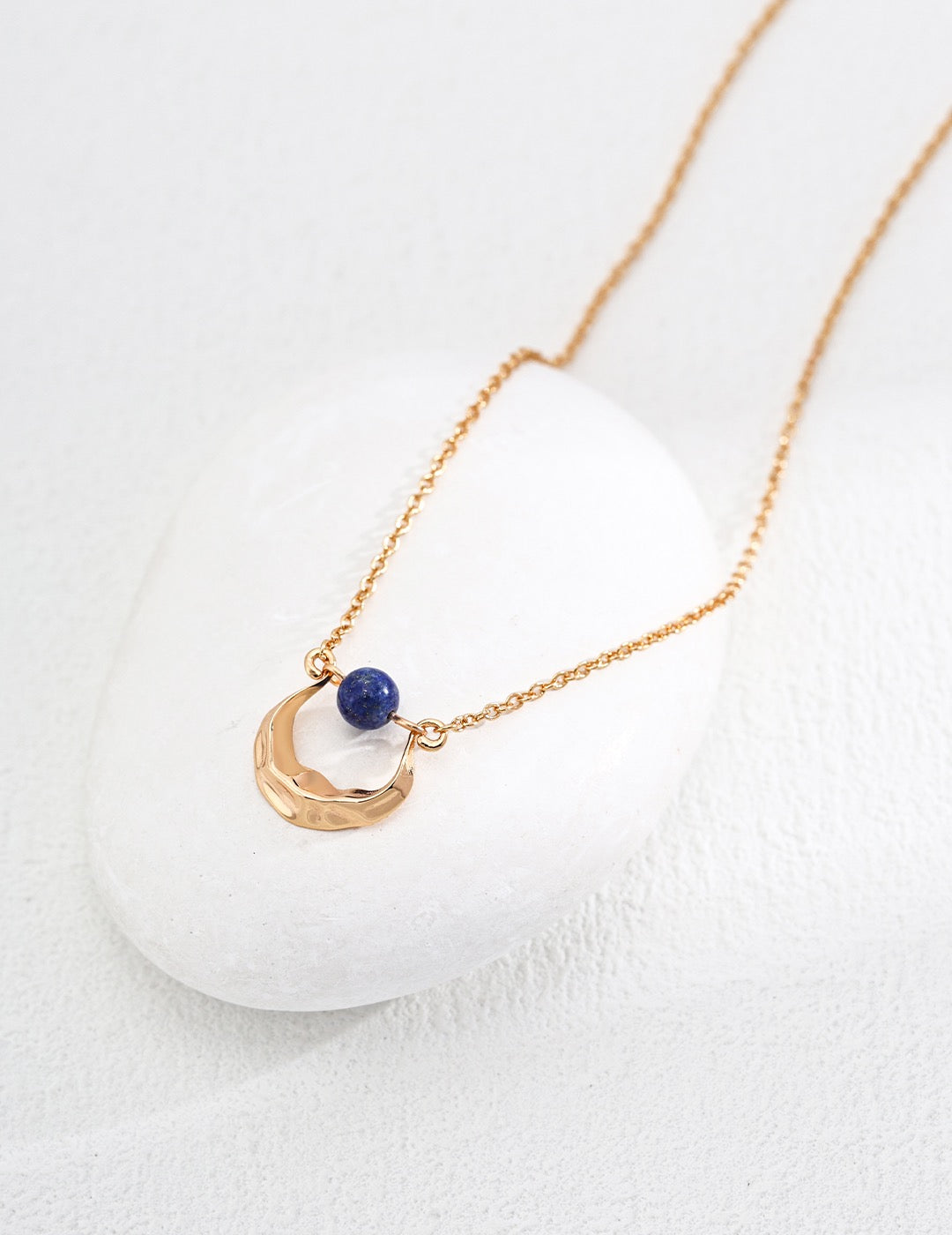 Natural lapis lazuli necklace&nbsp;