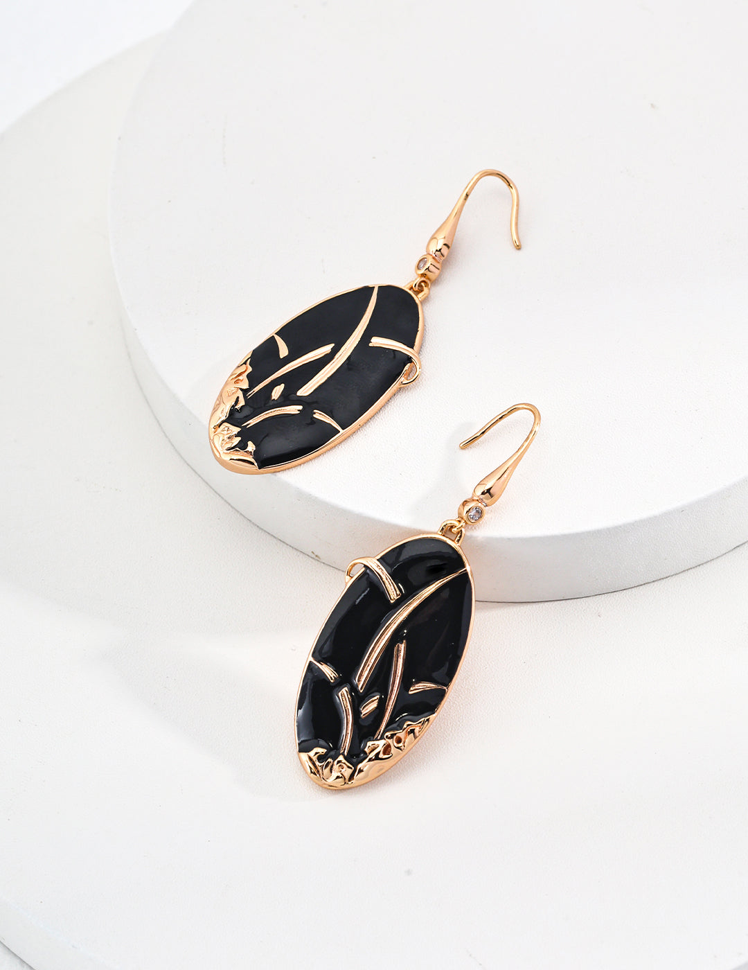 New Chinese style glaze drip earrings