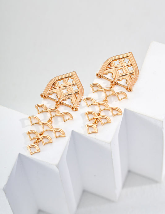 S925 silver new Chinese style earrings