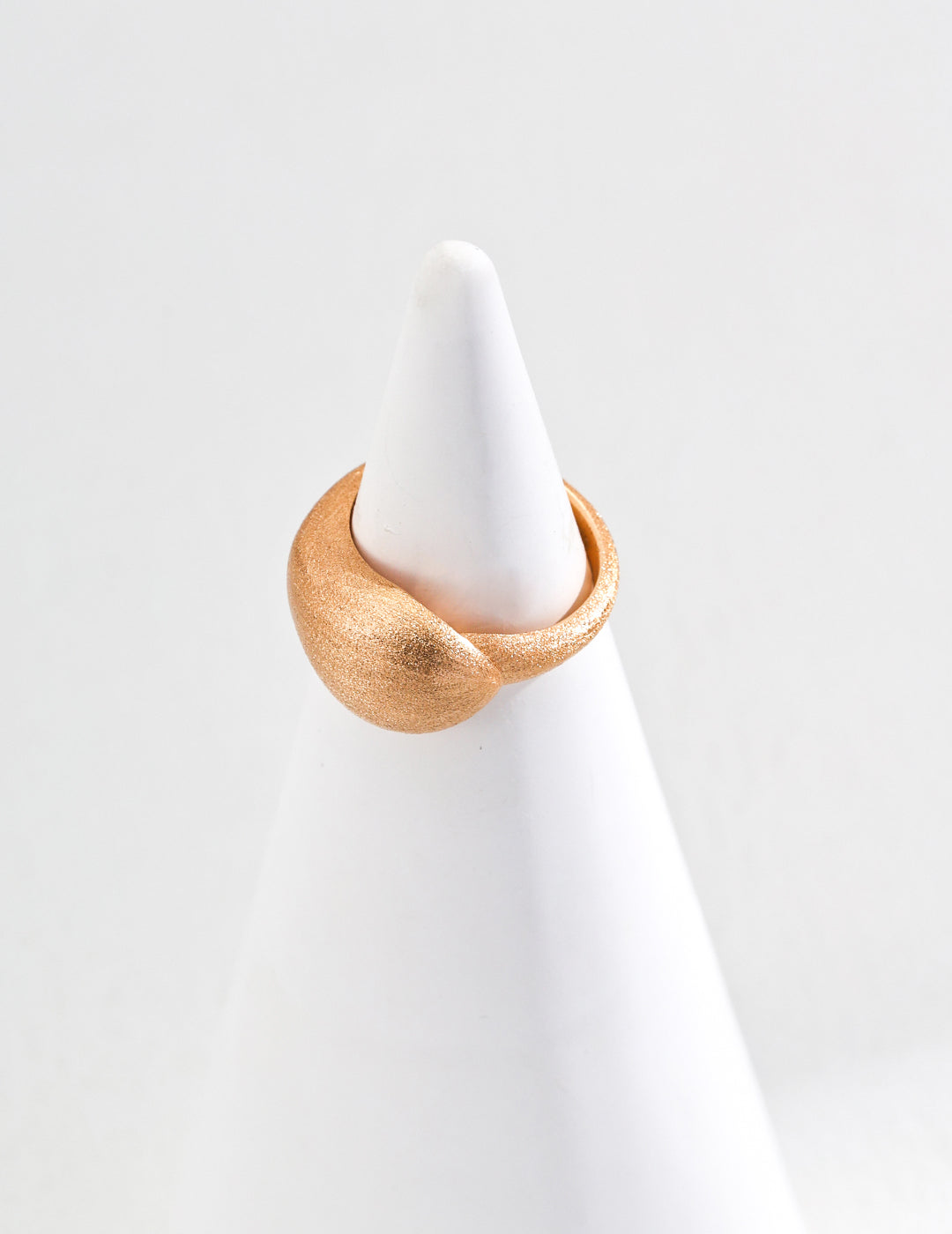 S925 silver simple matte/smooth ring J0265