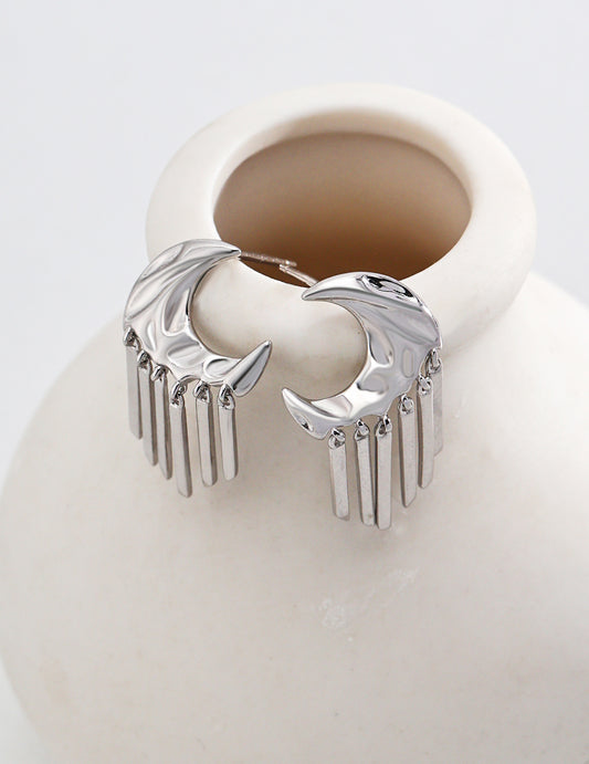 Sterling silver earrings E01122