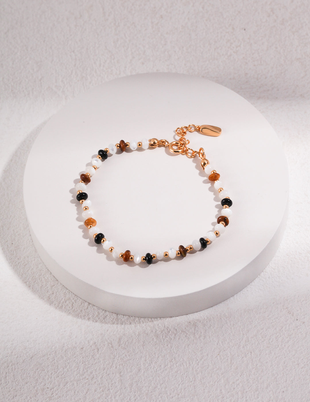 Sterling silver tiger eye stone bracelet